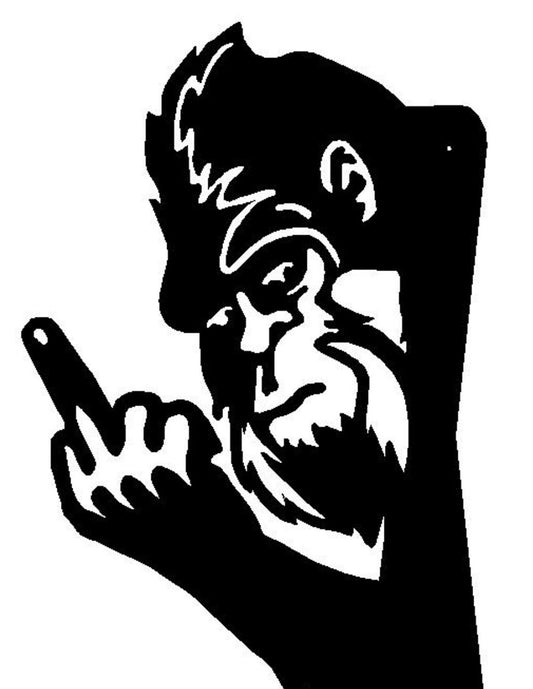 Big Foot Middle Finger