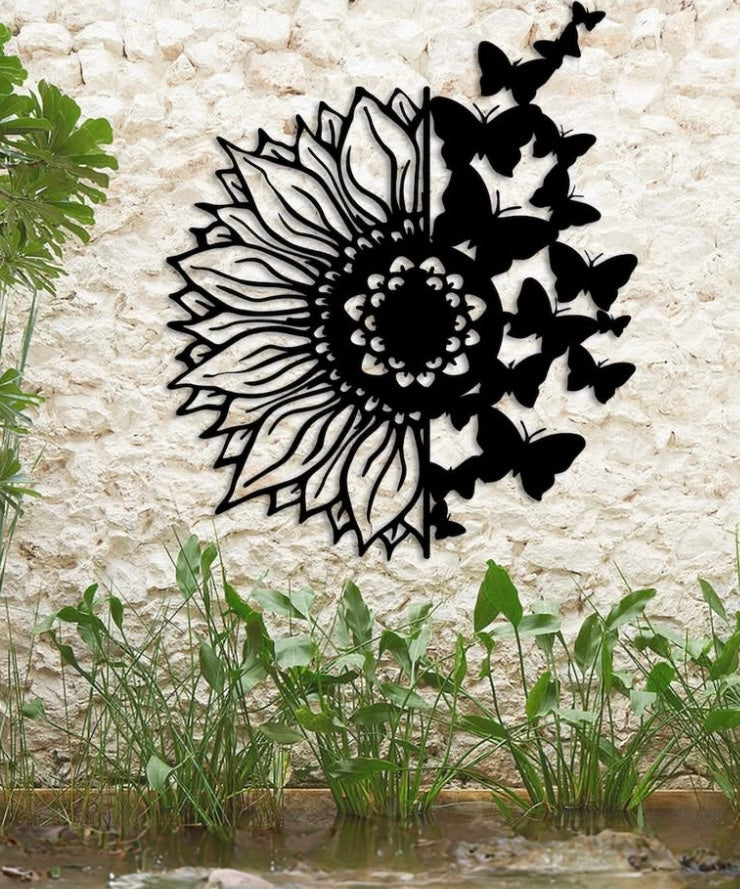 Sunflower& Butterflies