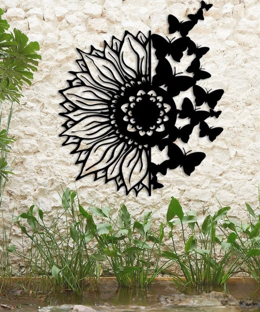 Sunflower& Butterflies